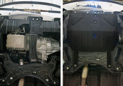 RIVAL RIVAL 111.0916.1 Защита картера + КПП, Chery Tiggo FL 2013-2016, V - 1.6 / Chery Tiggo 3 2017-, МКПП, V - 1.6 (111.0916.1)