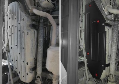 RIVAL RIVAL 111.09515.1 Защита топливного бака + комплект крепежа, Toyota LC200 2015-, V - 4.5d (111.09515.1)