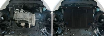 RIVAL RIVAL 111.1805.2 Защита картера + КПП, Ford Fiesta 2015-, V -1.3; 1.4; 1.6/Ford Fiesta 2008-2015, V -1.3; 1.4; 1.6 (111.1805.2)