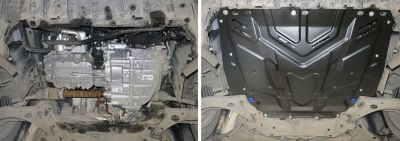 RIVAL RIVAL 111.1850.1 Защита картера + КПП, Ford Focus 2015-, V - все/Ford С-Max 2003-2010, V - 1.6; 1.8; 2.0/Ford Focus 2 (111.1850.1)