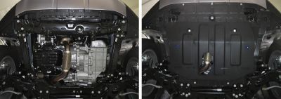 RIVAL RIVAL 111.1914.1 Защита картера + КПП + комплект крепежа, Geely Atlas 2018-, V - 2.0; 2.4 (111.1914.1)