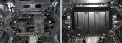 RIVAL RIVAL 111.2022.1 Защита картера + комплект крепежа, Great Wall Hover H3 2014-2015, V - 2.0T/DW Hower H3 2017-, V - 2. (111.2022.1)