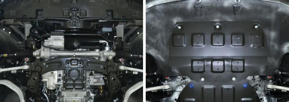 RIVAL RIVAL 111.2353.1 Защита картера, Genesis G90 2016-,V - 3.3; полный привод; Часть 1/Hyundai Genesis 2014-2017,V - 3.0; (111.2353.1)