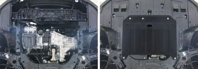 RIVAL RIVAL 111.2836.1 Защита картера + КПП + комплект крепежа, Hyundai i30 2015-2017, V - 1.4 (100л.с.); 1.6 (130л.с)/Kia (111.2836.1)