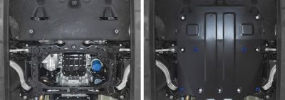 RIVAL RIVAL 111.2841.1 Защита картера + комплект крепежа, Kia Stinger 2018-, V - 2.0T; 3.3T; полный привод (111.2841.1)