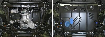 RIVAL RIVAL 111.3206.1 Защита картера + КПП + комплект крепежа, Lexus NX 300h 2014-2017,V - 2.5 Hybrid (111.3206.1)