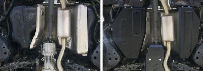 RIVAL RIVAL 111.4149.1 Защита топливного бака + комплект крепежа, Nissan Qashqai 2014-,V - 2.0; полный привод/Nissan X-Trai (111.4149.1)