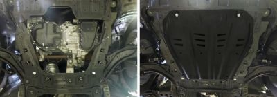 RIVAL RIVAL 111.4158.1 Защита картера + КПП + комплект крепежа, Nissan Qashqai 2015-, V - 1.2T; 2.0; сборка РФ/Nissan X-Tra (111.4158.1)