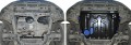 RIVAL RIVAL 111.5773.1 Защита картера + КПП, Toyota Corolla 2016-, V - 1.6; Увеличенная/Toyota Auris 2007-2013, V - 1.6; 1. (111.5773.1)