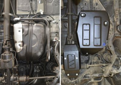 RIVAL RIVAL 111.9405.1 Защита топливного бака + комплект крепежа, Haval H6 2016-, V - 1.5T; 2.0TD; полный привод/Haval H6 2 (111.9405.1)
