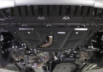 RIVAL RIVAL 111.9506.1 Защита картера + КПП, Toyota Rav4 2015-, V - 2.5; АКПП; с вырезом под глушитель/Toyota Rav4 2006-201 (111.9506.1)