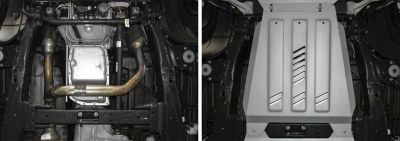 RIVAL RIVAL 333.0809.1 Защита КПП, Cadillac Escalade 2015-,V - 6.2/Chevrolet Tahoe 2014-,V - 6.2 (333.0809.1)