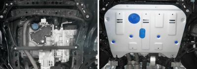 RIVAL RIVAL 333.0811.1 Защита картера + КПП, Cadillac XT5 2016-,V - 3.6 (333.0811.1)