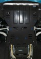 RIVAL RIVAL 333.4605.2 Защита картера + КПП + комплект крепежа, Porsche Macan 2014-, V - 3.0; 3.6; 3.0d; Черная (333.4605.2)