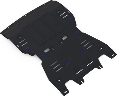 RIVAL RIVAL 333.4605.2 Защита картера + КПП + комплект крепежа, Porsche Macan 2014-, V - 3.0; 3.6; 3.0d; Черная (333.4605.2)