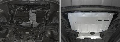 RIVAL RIVAL 333.5861.1 Защита картера + КПП + комплект крепежа, Volkswagen Teramont 2018-, V - 2.0 (220 л.с.); полный приво (333.5861.1)