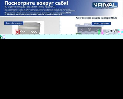 RIVAL RIVAL 333.9516.1 Защита радиатора + комплект крепежа, Toyota LC 150 Prado 2017-, V - 2.7; 4.0/Toyota LC 150 Prado 201 (333.9516.1)