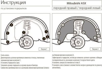 RIVAL 44001001 Локер арки колеса