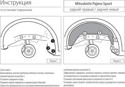 RIVAL 44005004 Локер арки колеса