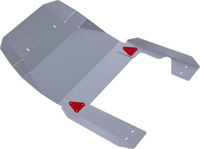 RIVAL RIVAL 444.7110.2 Yamaha VK54OIV Защита днища снегохода (3 части) (2014-) + комплект крепежа (444.7110.2)