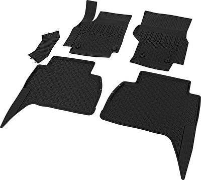 RIVAL RIVAL 65807001 Коврики салона литьевые, RIVAL, для Volkswagen Amarok 2010-2016 2016- (кроме прорезиненного пола) (65807001)
