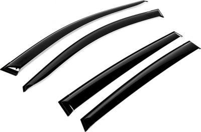 RIVAL RIVAL 757101 Дефлекторы окон, Rival, для Toyota Rav4 2013-2015 2015-, литьевой поликарбонат, 4 шт. (757101)