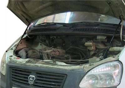 RIVAL RIVAL A.ST.6201.1 Амортизаторы капота RIVAL (2 шт.) Gazel Biznes 2003- (A.ST.6201.1)