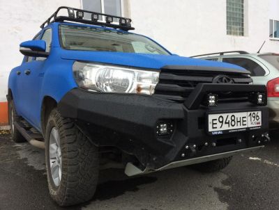 RIVAL RIVAL D.5705.1.B Багажник Toyota Hilux (2015-) Black + комплект крепежа (D.5705.1.B)