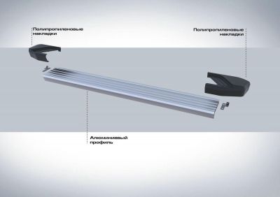RIVAL RIVAL F180AL.1804.2 Порог-площадка 