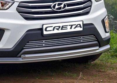 RIVAL RIVAL G.2310.001 Решетка бампера d10 (2 части) + комплект крепежа, RIVAL, Hyundai Creta 2016- (G.2310.001)