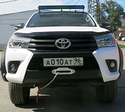 RIVAL RIVAL L.5701.1 Кронштейн лебедки в штатный бамперToyota Hilux Revo + комплект крепежа (2015-) (L.5701.1)
