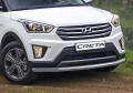 RIVAL RIVAL R.2310.001 Защита переднего бампера d57 + комплект крепежа, RIVAL, Hyundai Creta 2016- (R.2310.001)