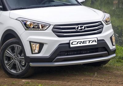 RIVAL RIVAL R.2310.001 Защита переднего бампера d57 + комплект крепежа, RIVAL, Hyundai Creta 2016- (R.2310.001)