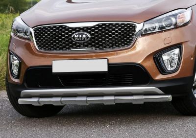 RIVAL RIVAL R.2808.001 Защита переднего бампера d57 усиленная + комплект крепежа, RIVAL, Kia Sorento Prime 2015-2017 (R.2808.001)