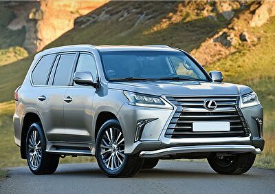 RIVAL RIVAL R.3210.002 Защита переднего бампера d76 волна + комплект крепежа, RIVAL, Lexus LX 2015- (R.3210.002)