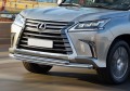 RIVAL RIVAL R.3210.003 Защита переднего бампера d76+d57 + комплект крепежа, RIVAL, Lexus LX 2015- (R.3210.003)