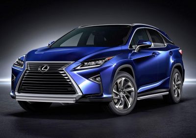 RIVAL RIVAL R.3211.002 Защита переднего бампера 75х42 овал + комплект крепежа, RIVAL, Lexus RX 2015-, кроме 450h (R.3211.002)