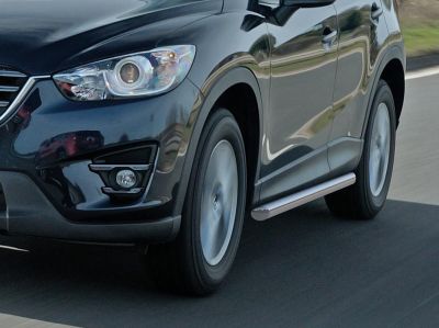 RIVAL RIVAL R.3803.005 Защита порогов d57 + комплект крепежа, RIVAL, Mazda CX-5 2011-2015-2017 (R.3803.005)
