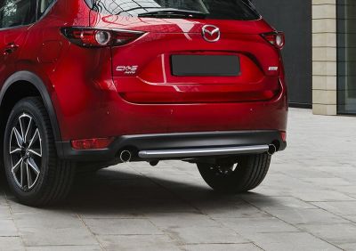 RIVAL RIVAL R.3804.003 Защита заднего бампера d42 + комплект крепежа, RIVAL, Mazda CX-5 2017- (R.3804.003)