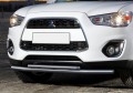 RIVAL RIVAL R.4006.003 Защита переднего бампера d57+d42 + комплект крепежа, RIVAL, Mitsubishi ASX 2010-2013-2015 (R.4006.003)