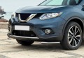 RIVAL RIVAL R.4122.004 Защита переднего бампера d42 уголки + комплект крепежа, RIVAL, Nissan X-Trail 2015- (R.4122.004)