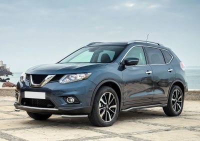 RIVAL RIVAL R.4122.004 Защита переднего бампера d42 уголки + комплект крепежа, RIVAL, Nissan X-Trail 2015- (R.4122.004)
