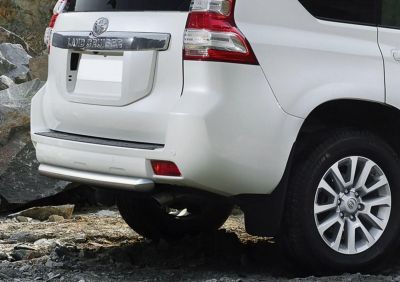 RIVAL RIVAL R.5704.020 Защита заднего бампера d76 короткая + комплект крепежа, RIVAL, Toyota Land Cruiser Prado 2009-2013-2 (R.5704.020)