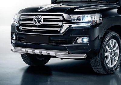 RIVAL Toyota Land Cruiser 200 (2015-)Р—Р°С‰РёС‚Р° РїРµСЂРµРґРЅРµРіРѕ Р±Р°РјРїРµСЂР° d76+d57 СЃ РїСЂРѕС„РёР»СЊРЅРѕР№ Р·Р°С‰РёС‚РѕР№ РєР°СЂС‚РµСЂР° (R.5717.004)
