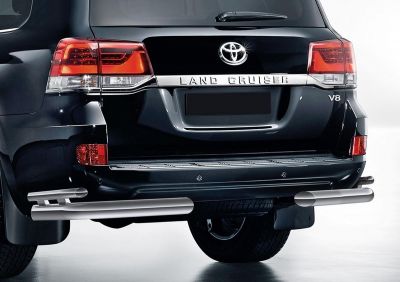 Rival R5717008 Toyota Land Cruiser 200 (2015-) Защита заднего бампера d76d42 Уголки