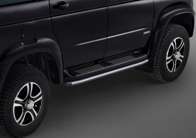 RIVAL UAZ Patriot (2014-) Защита порогов d57 + крепления (R6302006)