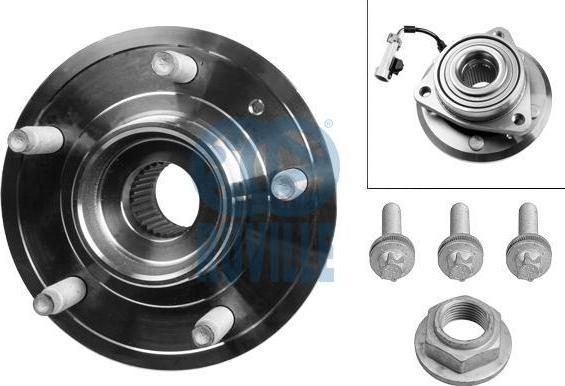 RUVILLE Ступица в сборе передняя CHEVROLET Captiva/OPEL Antara (5358)