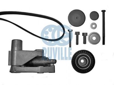 RUVILLE Комплект ролик приводного поликлинового ремня E34/E36/E38/E39/E46/E60 M50/M52/M54 09/89-> (11281748131, 5509380)