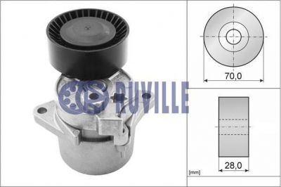 RUVILLE Натяжитель ремня MB OM611/612/613 (6112000270, 55123)