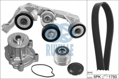 Ruville 55165801 водяной насос + комплект ручейковых ремней на MERCEDES-BENZ A-CLASS (W168)